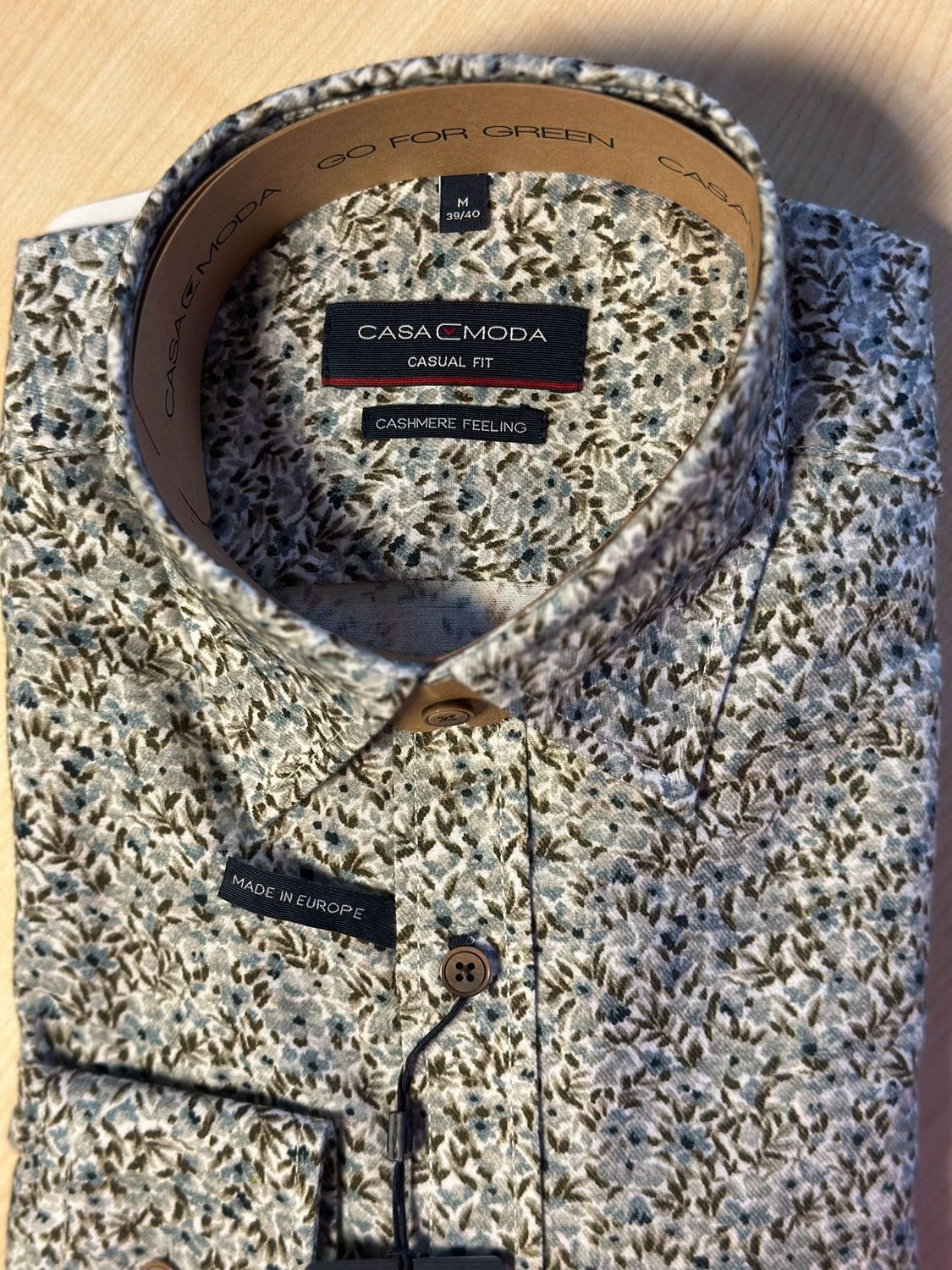 Hemd 1/1 - floral - Casa Moda