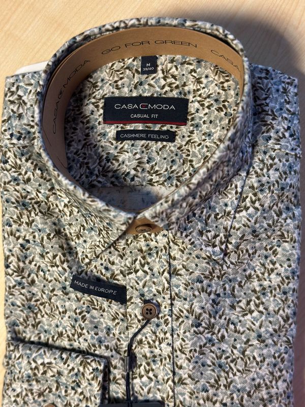 Hemd 1/1 - floral - Casa Moda