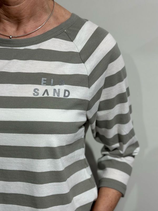 Shirt - Celin - Pale Fern/Cloud White - Elbsand Shirt - Celin - Pale Fern/Cloud White - Elbsand