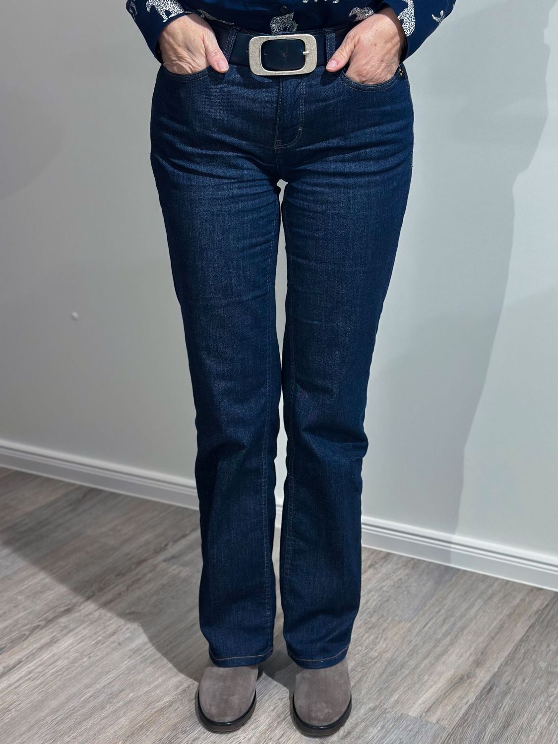 Jeans - Laura - dark navy - Mac