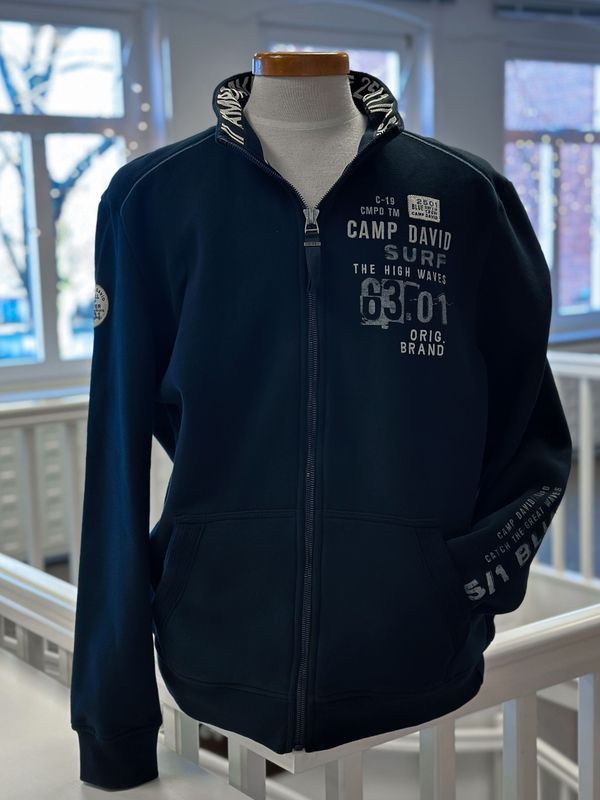 Sweatjacke - blue navy - Camp David