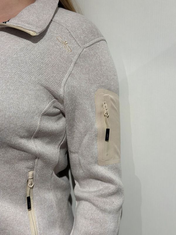 Damen Strickfleece - creme - CMP