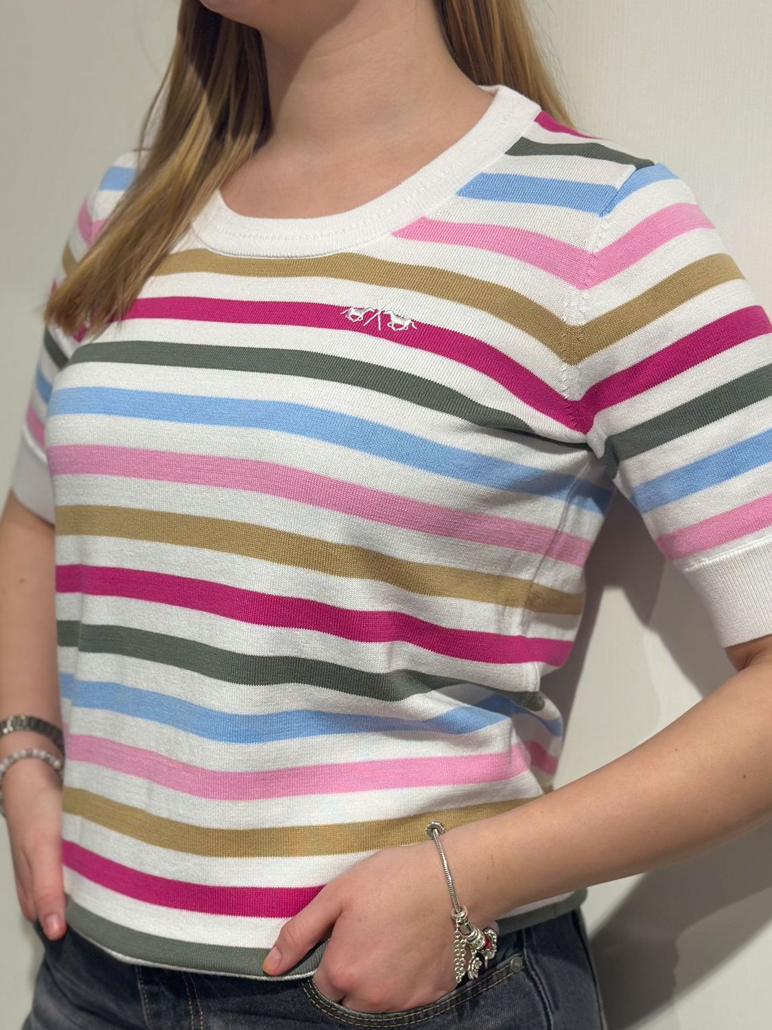 HV Society - Strickshirt - bunt