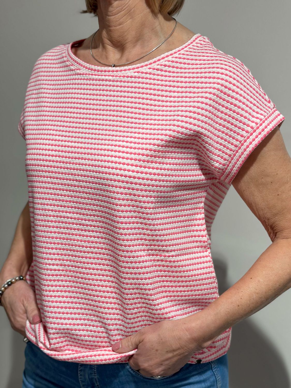 T-shirt - pink/weiß - Betty& Co.