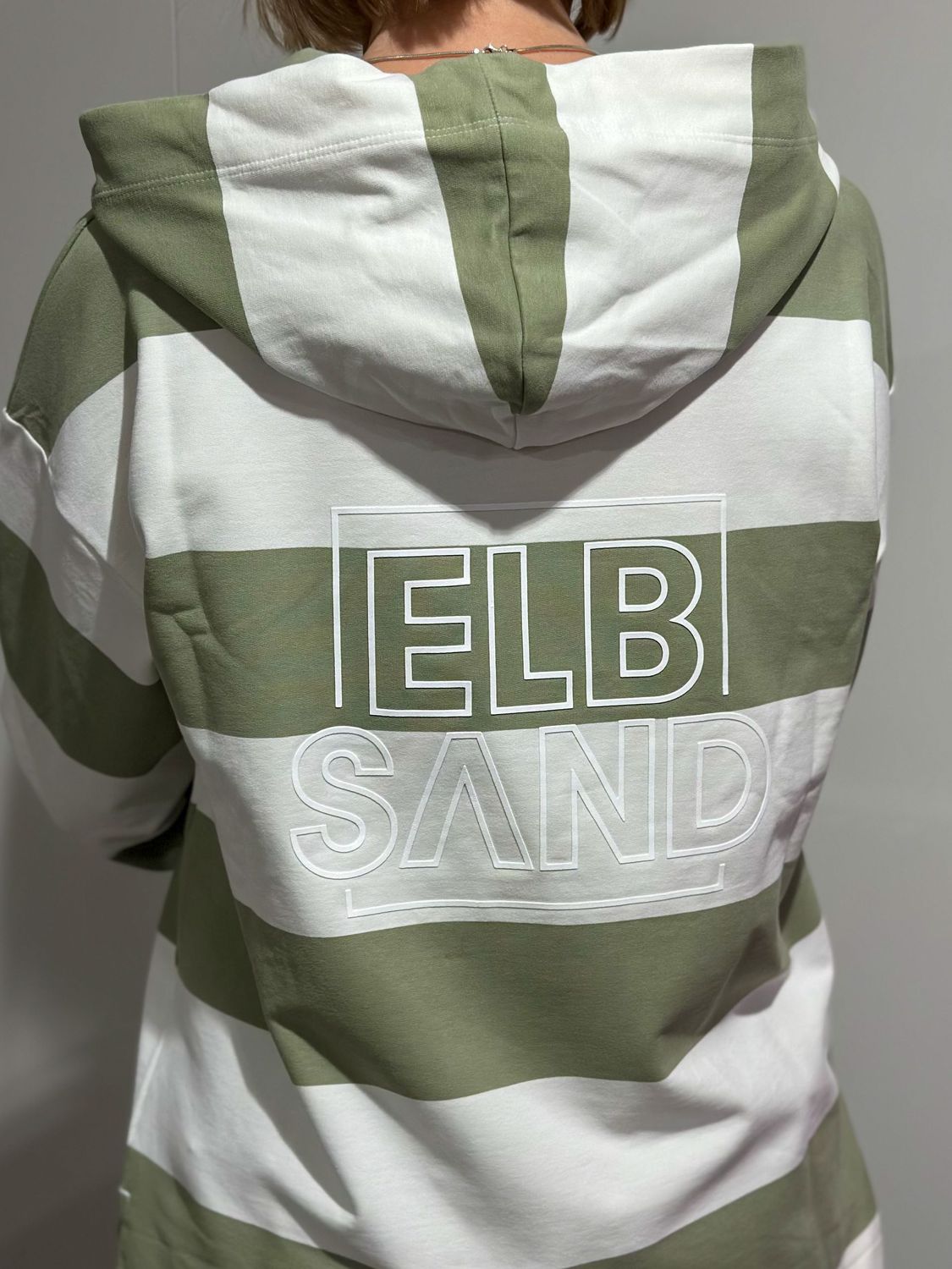 Hoodie - Eydis - Green Leaf/Cloud White - Elbsand Hoodie - Eydis - Green Leaf/Cloud White - Elbsand