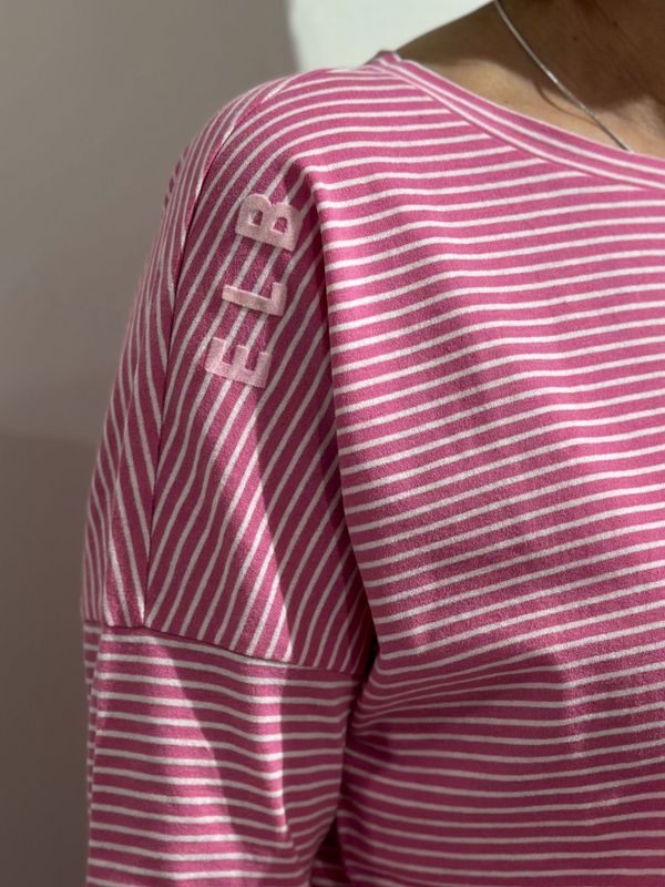 Shirt - Veera - Magenta Sky/Cloud White - Elbsand Shirt - Veera - Magenta Sky/Cloud White - Elbsand