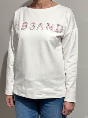 Sweatshirt - Aliska - Cloud White/ multicolor - Elbsand