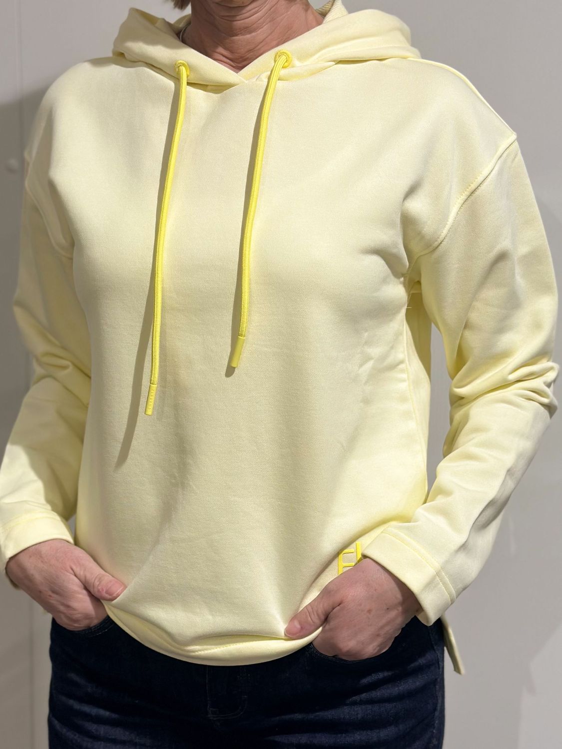 Hoodie - Zinea - Light Bright Yellow - Elbsand