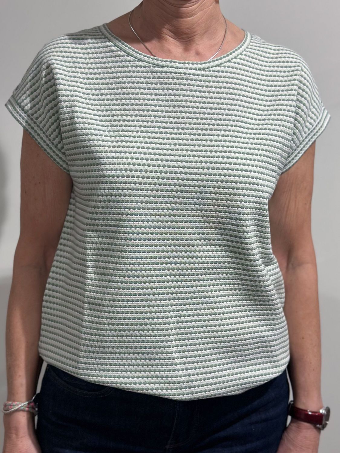 T-shirt - grün/mint/weiß - Betty& Co.