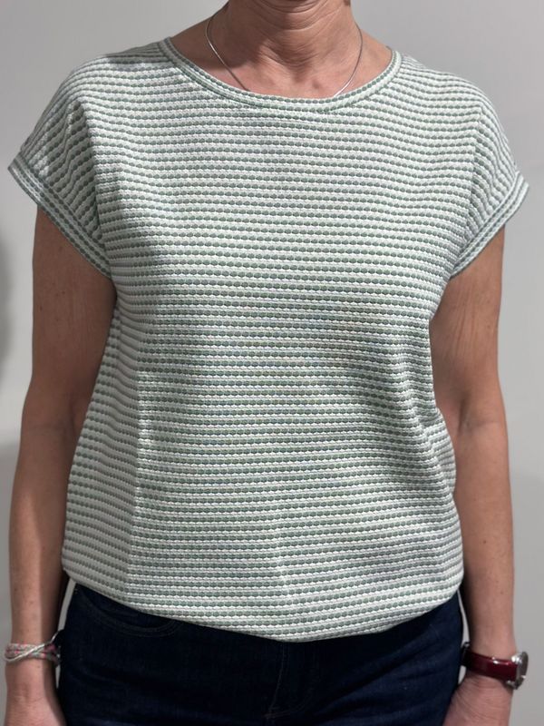 T-shirt - grün/mint/weiß - Betty& Co.