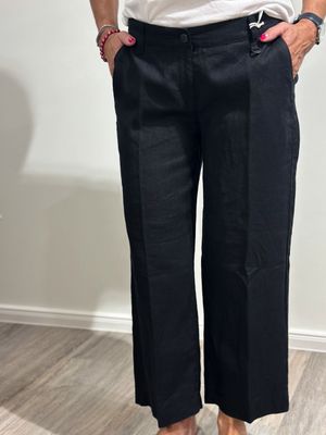 Leinenhose - Nora - schwarz - Mac Leinenhose - Nora - schwarz - Mac