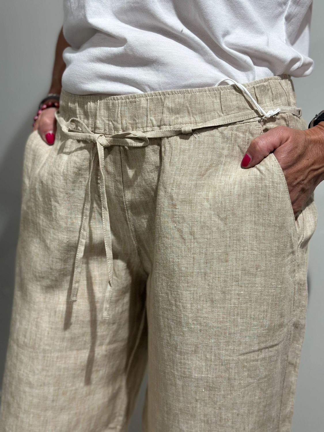 Leinenhose - Chiara - beige - Mac Leinenhose - Chiara - beige - Mac