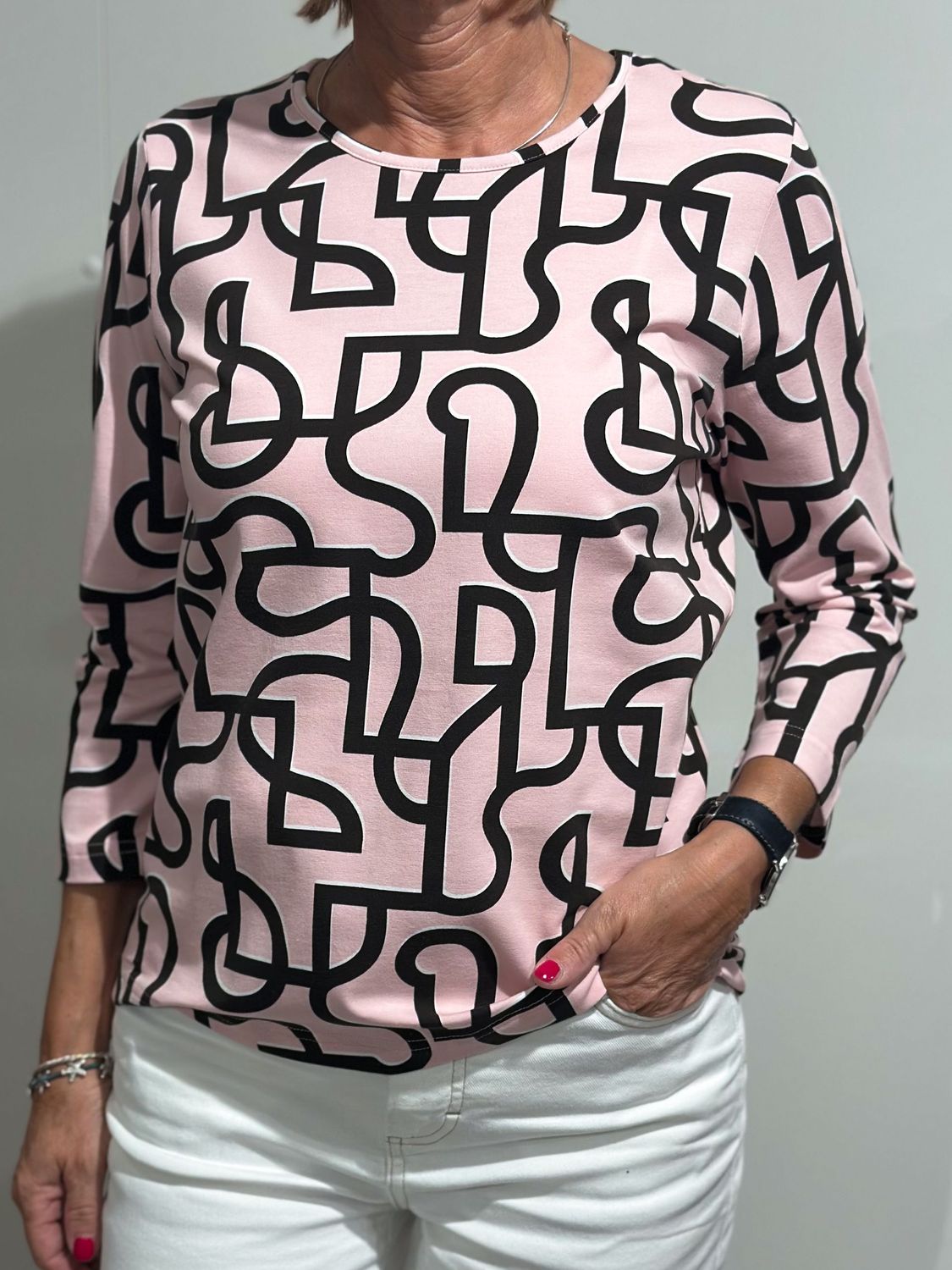 T-shirt - braun/rosé - Rabe T-shirt - braun/rosé - Rabe