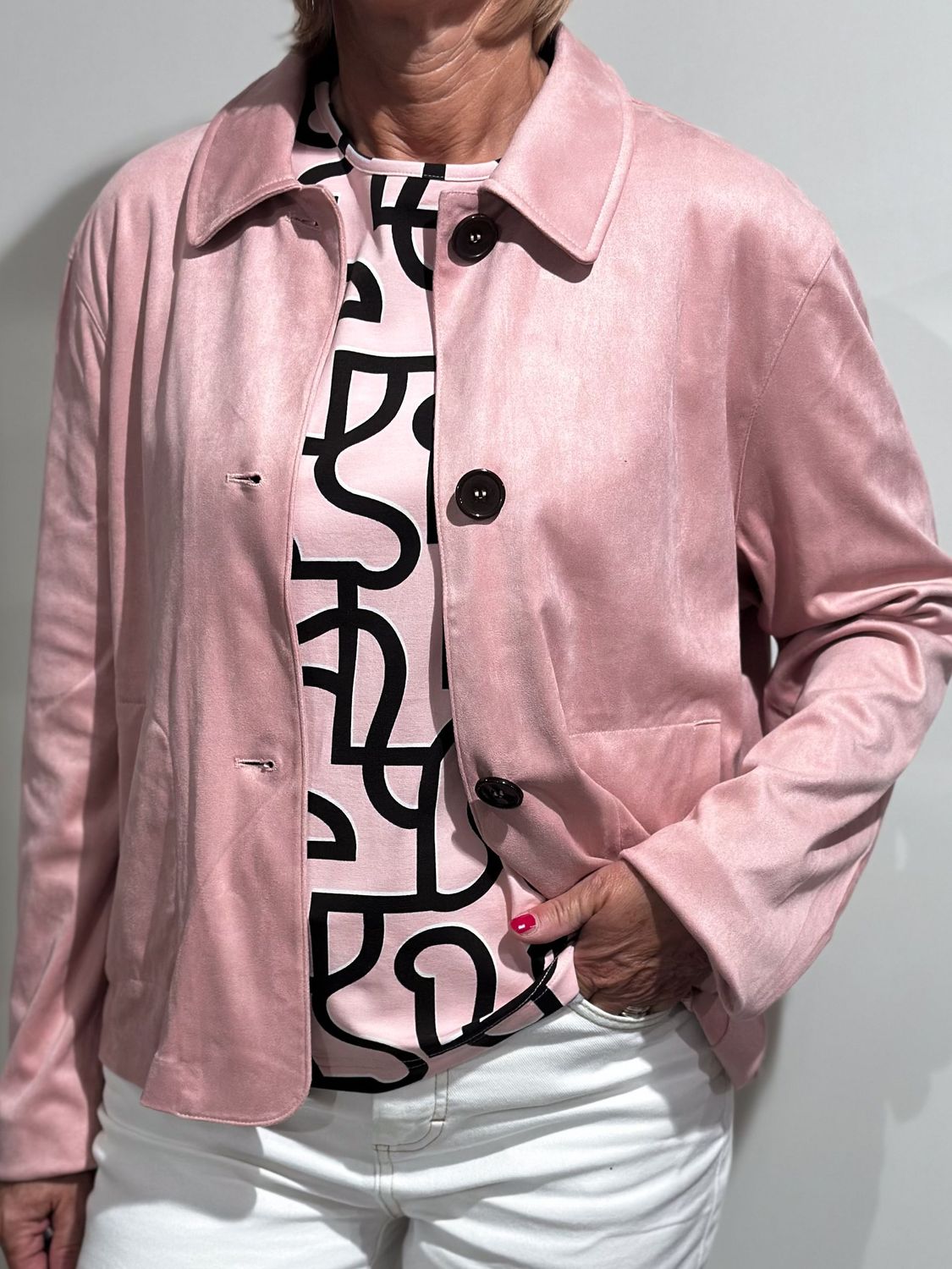 Blazerjacke - rosé - Rabe Blazerjacke - rosé - Rabe