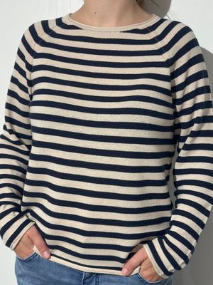 Pullover - navy/creme gestreift - Rabe Pullover - navy/creme gestreift - Rabe