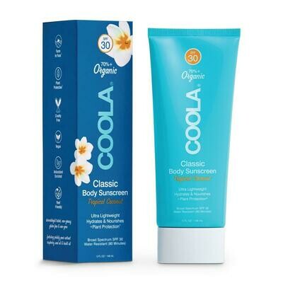 Coola Classic Organic Sunscreen Body Lotion- Tropical Coconut SPF 30