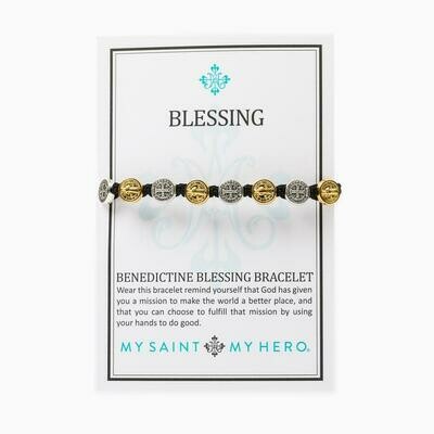 MSMH Mixed Metal Blessing Bracelet