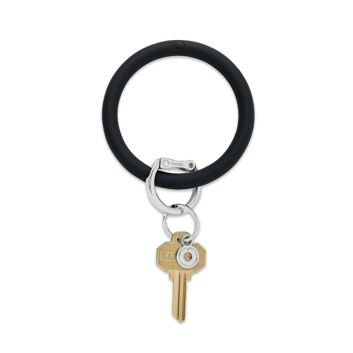 OVENTURE Back in Black Silicone Big O Keyring