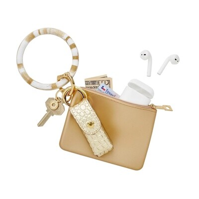 OVENTURE Gold Rush Marble Silicone Big O Keyring
