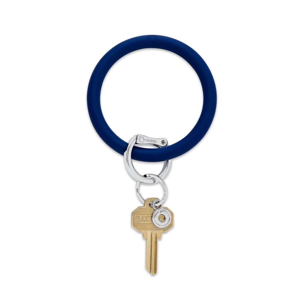 OVENTURE Midnight Navy Silicone Big O Keyring