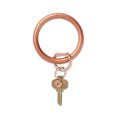 OVENTURE Solid Rose Gold Silicone Big O Keyring