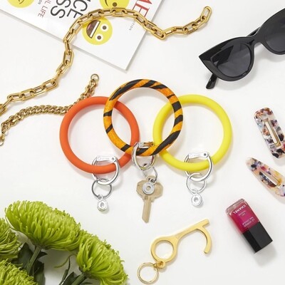 OVENTURE Yes Yellow Silicone Big O Keyring