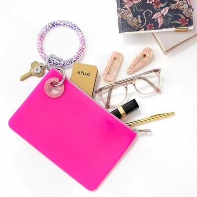 OVENTURE Pink Cheetah Silicone Big O Keyring