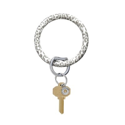 OVENTURE Snow Leopard Silicone Big O Keyring