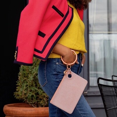 OVENTURE Rose Gold Bamboo Silicone Big O Keyring