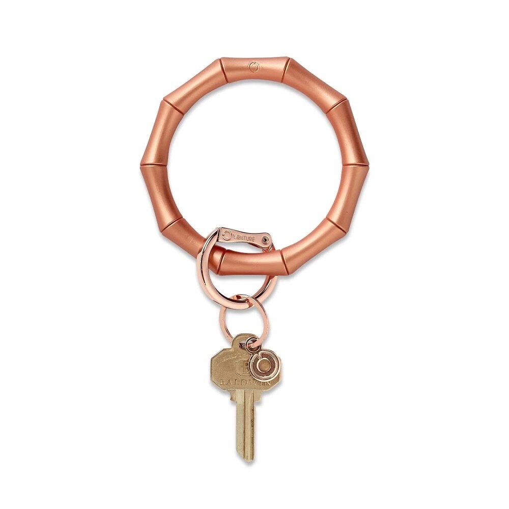 OVENTURE Rose Gold Bamboo Silicone Big O Keyring