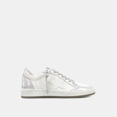 ShuShop Paz Silver Iridescent Sneaker