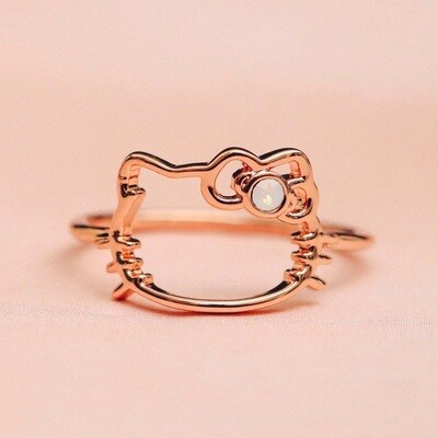 Puravida Hello Kitty Opal Ring