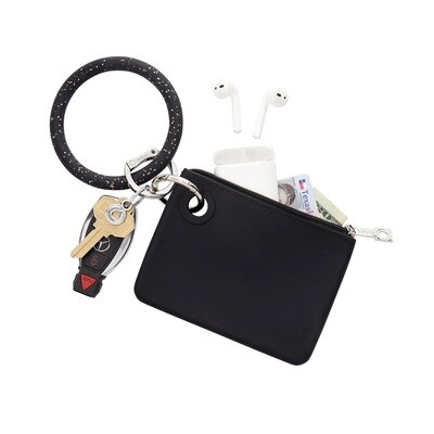 Oventure Key Rings Black Confetti