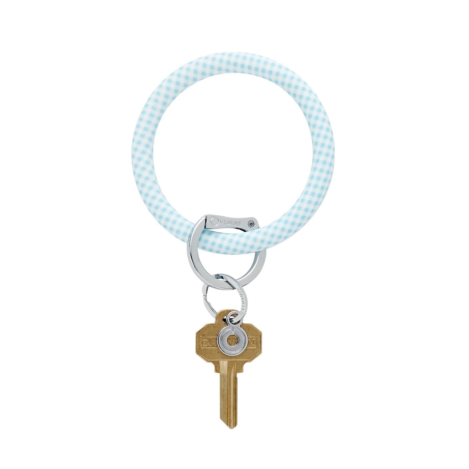 Oventure Key Rings Carolina Blue Gingham