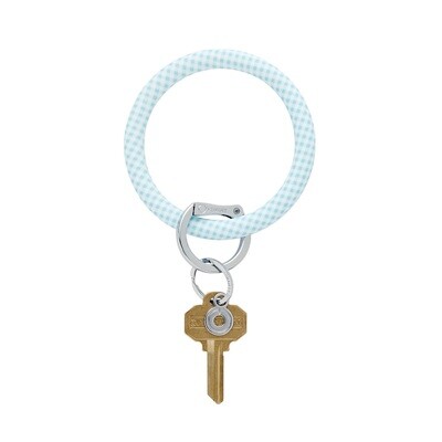 Oventure Key Rings Carolina Blue Gingham