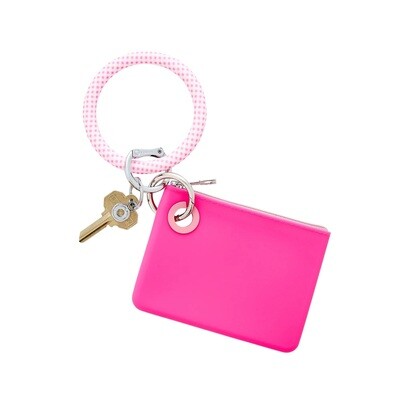 Oventure Key Rings Pink Gingham