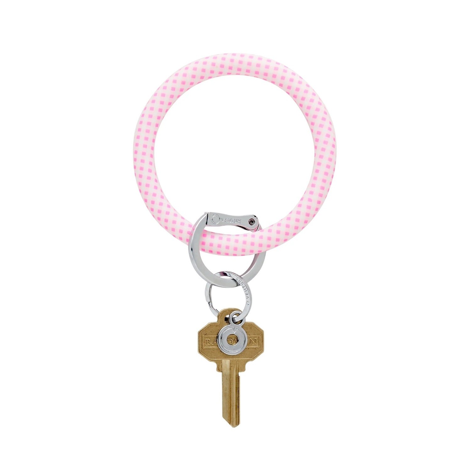 Oventure Key Rings Pink Gingham