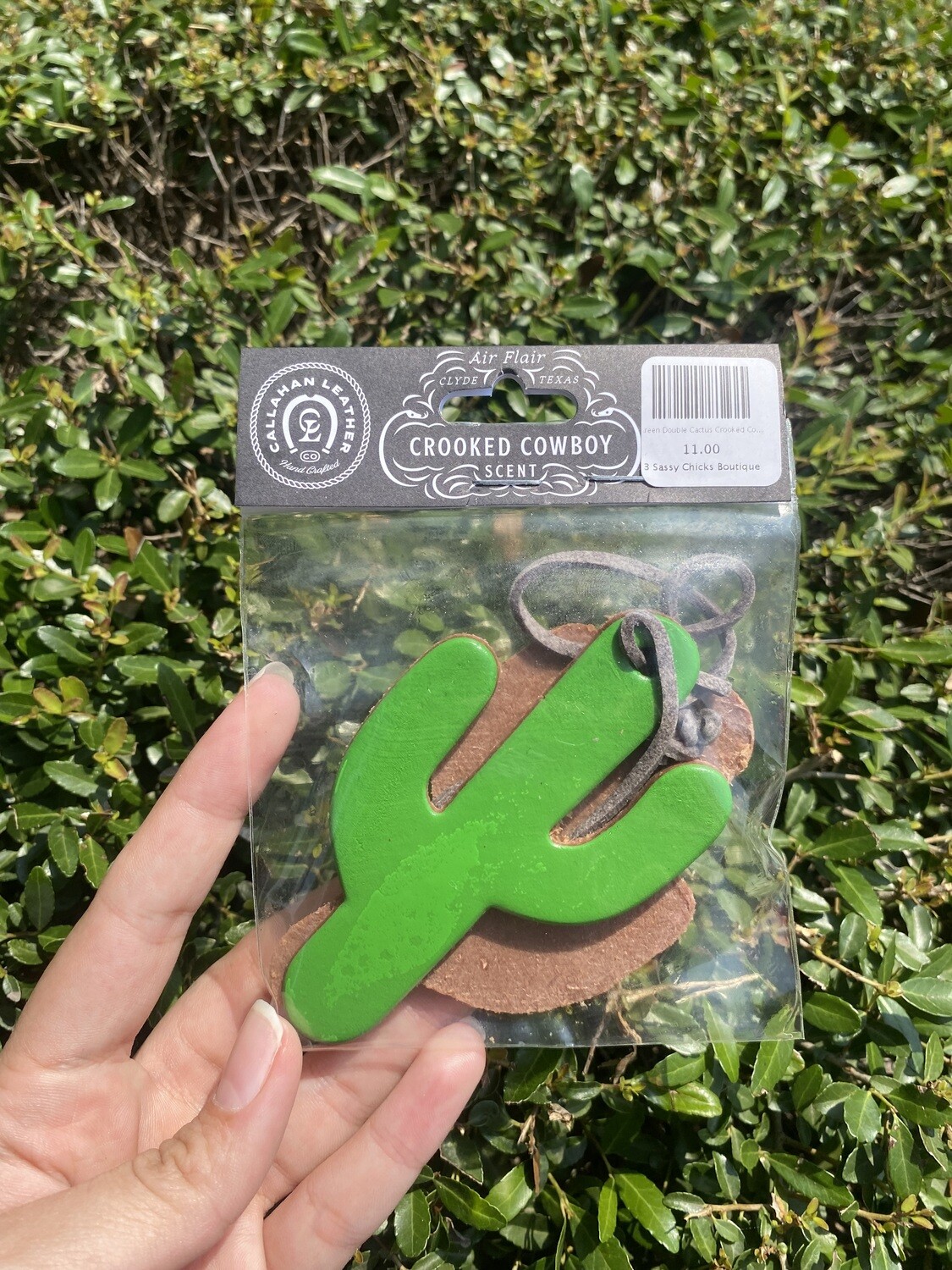 Green Double Cactus Crooked Cowboy Air Flair