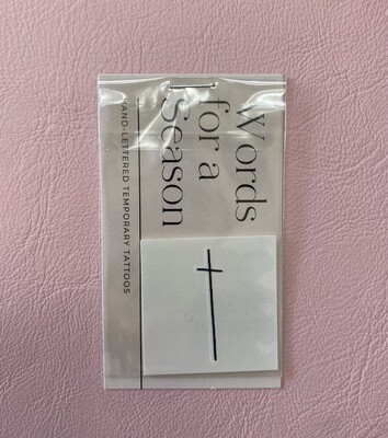 Cross Temp Tattoo 