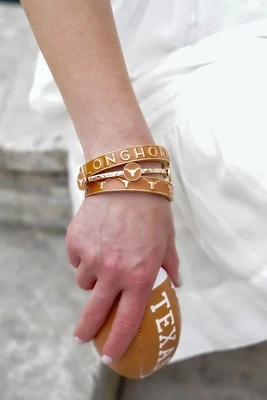 UT Longhorns Burnt Org Bangle