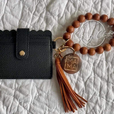 Mama Wristlet KeyChain/Wallet