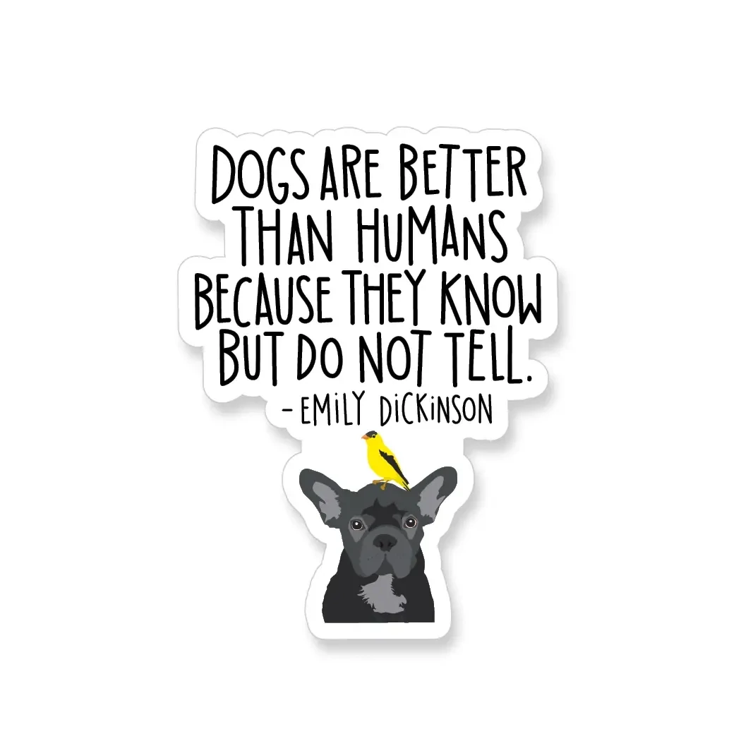 APT 2 Emily Dickenson Dogs Sticker