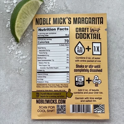 NobleMicks Margarita Drink Mix