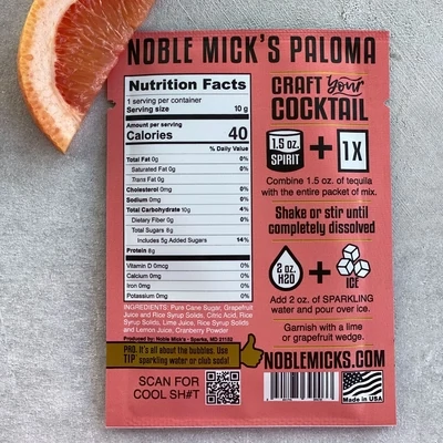 NobleMicks Paloma Drink Mix
