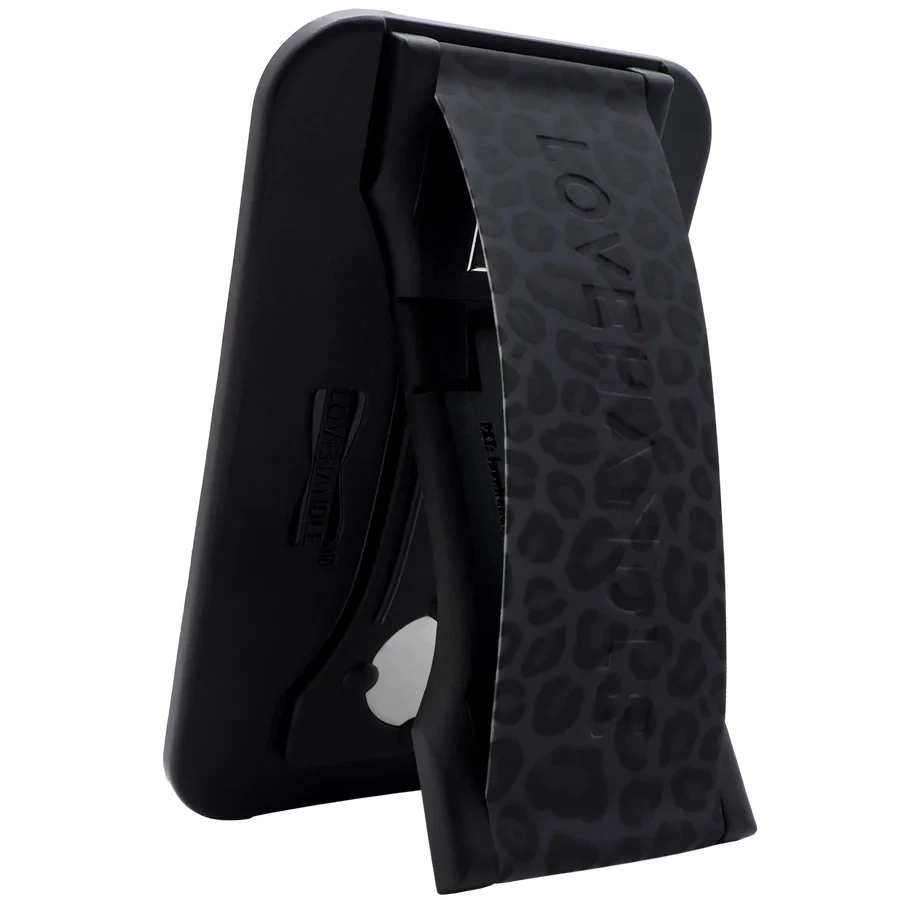 Black Leopard Mag Safe Phone Grip