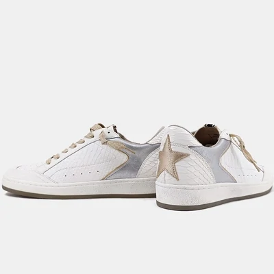 ShuShop Park White Snake Sneakers