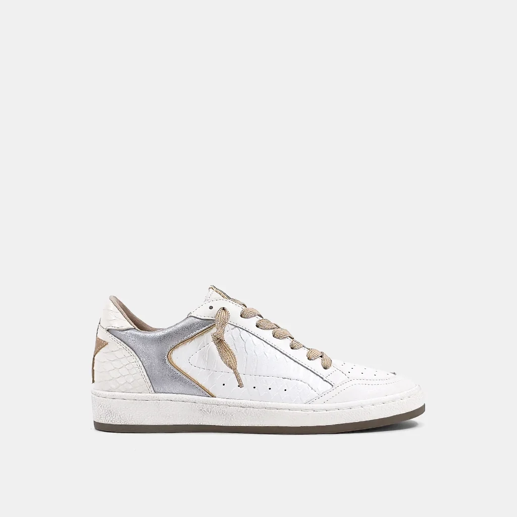 ShuShop Park White Snake Sneakers