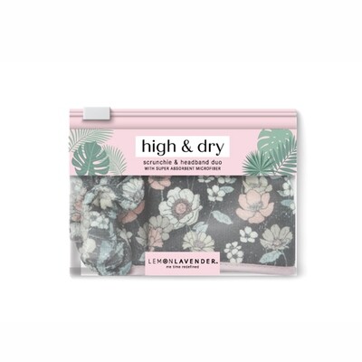 High &amp; Dry Scrunchie/Headband Duo