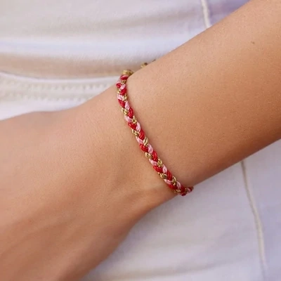 PuraVida XoXo Mini Braided Bracelet 