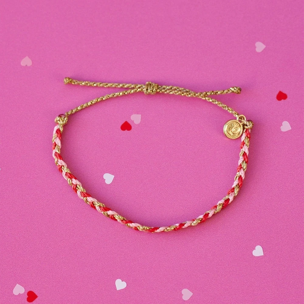 PuraVida XoXo Mini Braided Bracelet 